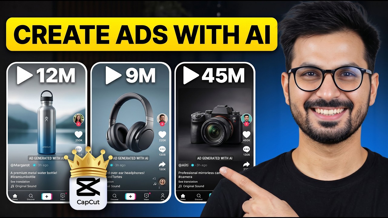 CapCut Video Studio: I Made a Product Ad from One Sentence (Timeline-Free AI Video Creation)