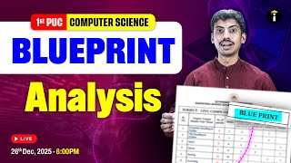 Computer Science Final Exam Pattern Analysis LIVE | Class 11th | 1st PUC Karnataka Board #parikshe