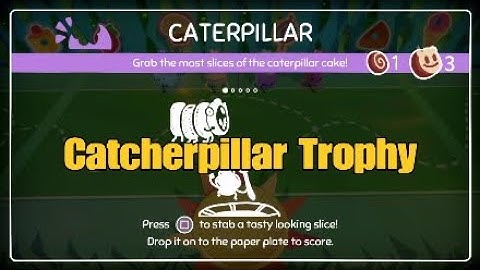 Cake Bash Catcherpillar Trophy