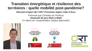 Transition énergétique et résilience des territoires : quelle mobilité post-pandémie