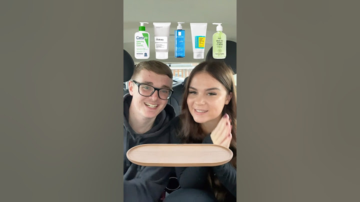 Can he GUESS my SKINCARE Products😳🫧🧴?! #challenge #vs #guess #couple #fyp