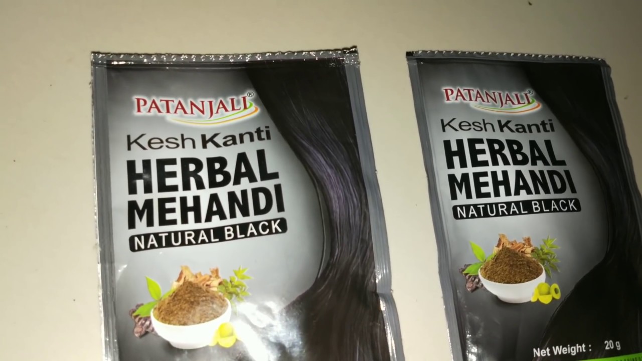 Patanjali Kesh Kanti Herbal Mehandi Natural Black Honest Review YouTube