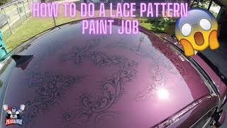 How To Do a Lace Pattern Paint Job