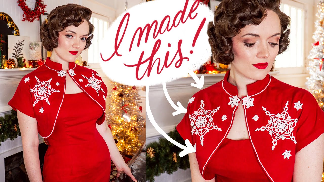 Let it Sew! 🎄  Christmas Pin Up Look 