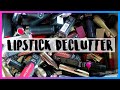 HUGE DECLUTTER! Getting Rid of Most of my Lipsticks