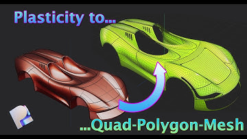 Plasticity CAD Data to Quad-Polygon Mesh  | Cinema4D zRemesher Overdose