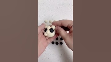 Thumbnail of how to make a ball cake decoration from fondant ,Bola dari fondan #shorts