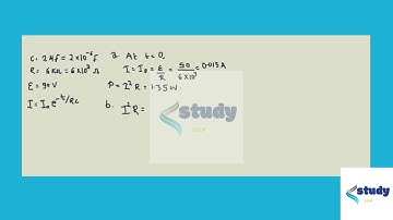 [Physics] A capacitor that is initially uncharged is connected in series with a resistor and an em