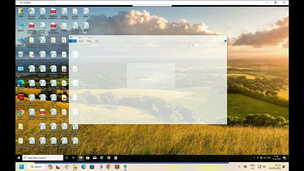 delete cookies and temporary file