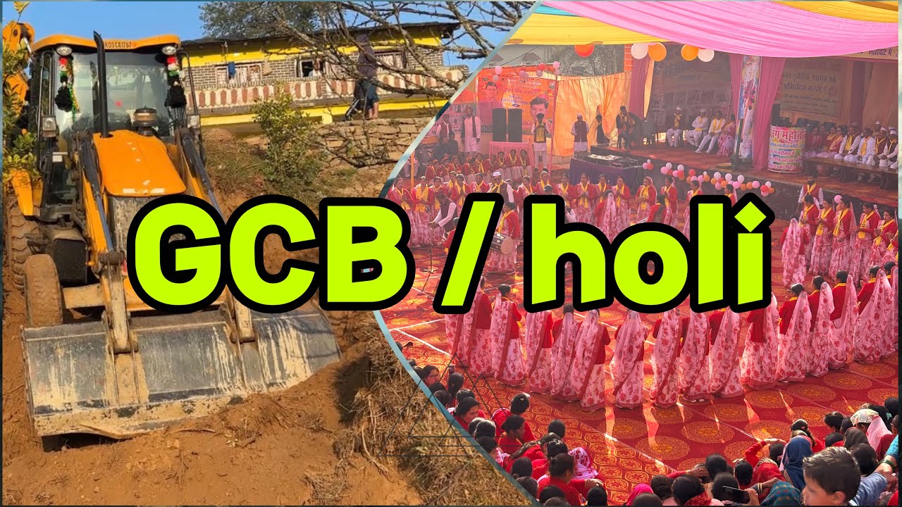 JCB Work + Lohaghat Holi Celebration | Full Vlog