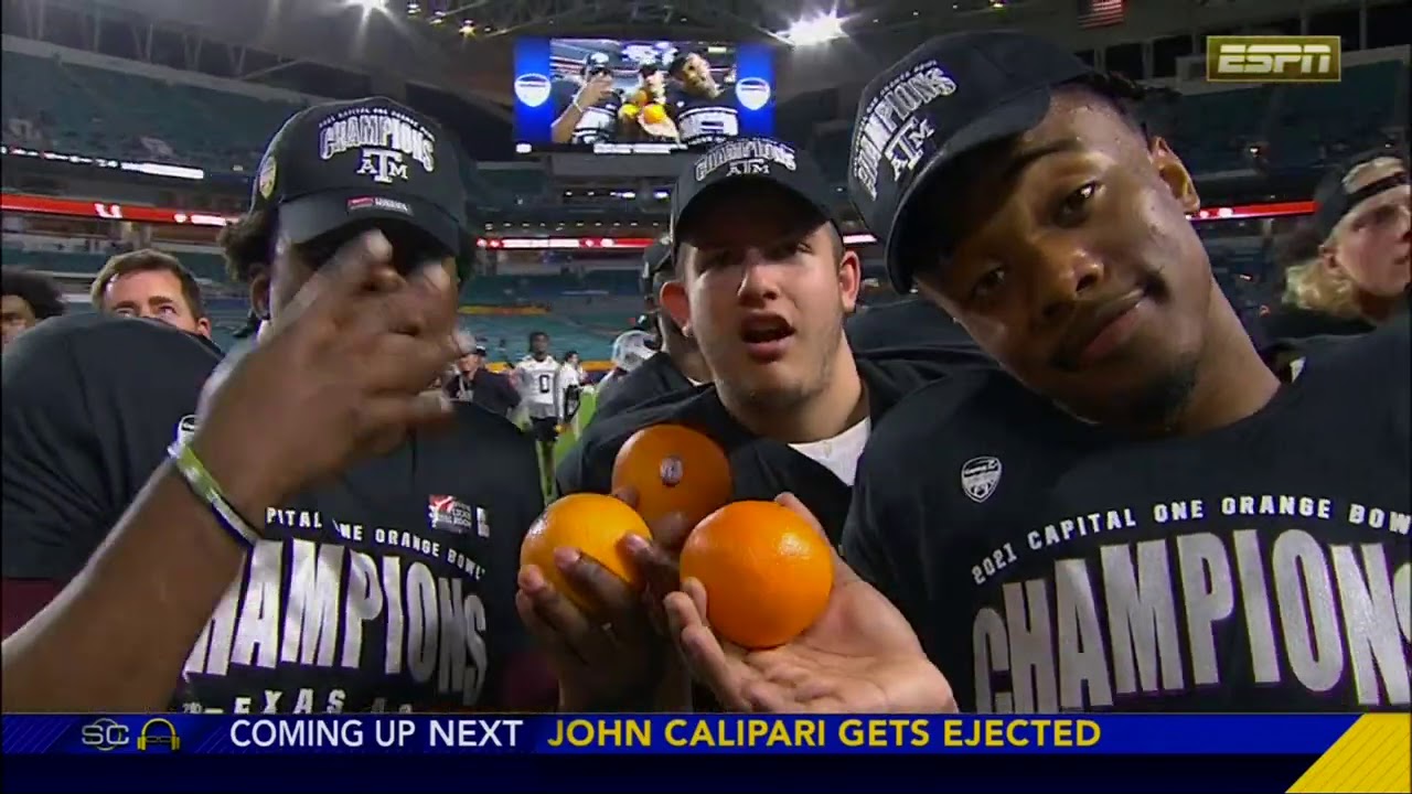 Orange Bowl 2021 Trophy Presentation Youtube