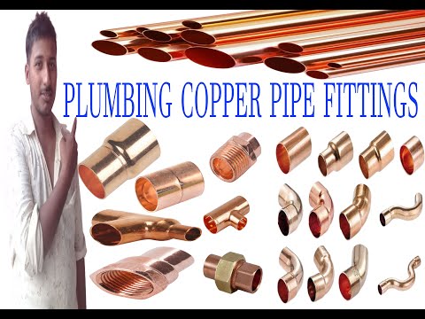 plumbing copper pipe fittings copper material workings training//by Ramnath Pandit 