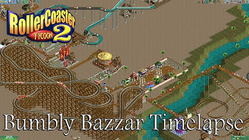 RollerCoaster Tycoon 2: Bumbly Bazaar Timelapse