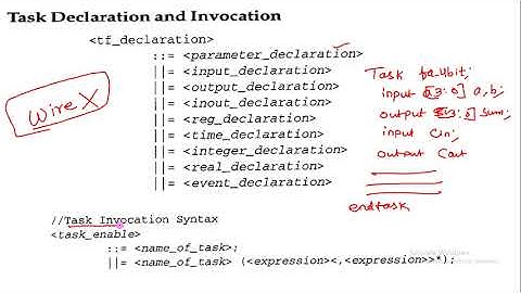 HDL Verilog: Online Lecture 29: Task and Functions, Verilog code examples using Xilinx simulation
