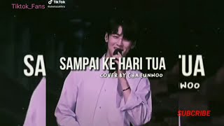 Cha eun woo Nyanyi lagu bahasa Malaysia || Tik tok Cha eun woo