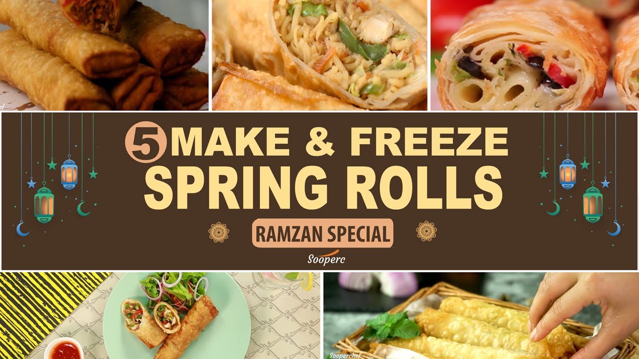 Make And Freeze Spring Rolls Recipes by SooperChef