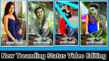 Avee player template green || how to make whatsapp status video in kinemaster || status editing