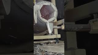 Aluminum foundry in action.