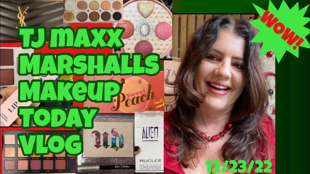 TJ MAXX MAKEUP TODAY VLOG 👀 PAT McGRATH GLOSSIER TOO FACED URBAN D