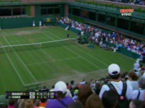 Wimbledon: Isner le gan a Mahut en el partido rcor...