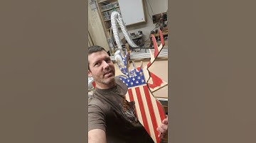 CARVE THIS DEER FLAG ON YOUR CNC SUPER EASY #Shorts