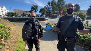 SIT ON THE CURB WHILE I I.D. YOU!! DAILY CITY FIRST AMENDMENT AUDIT!
