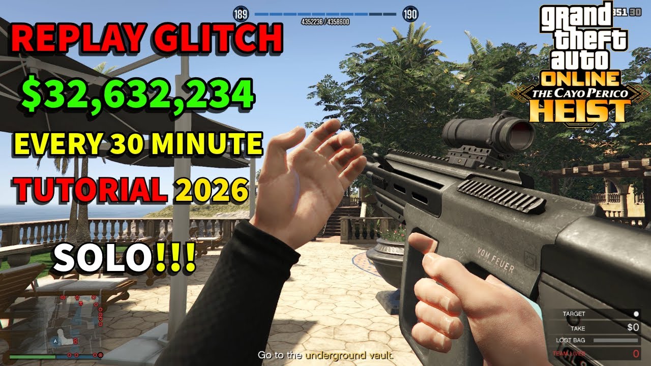 FASTEST Way To Do Cayo Perico Replay Glitch *tutorial* 2026! 💰$32.6M Every 30 Min | Kosatka Approach