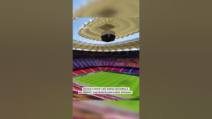 Would a roof like Arena Națională be perfect for Barcelona's new stadium?