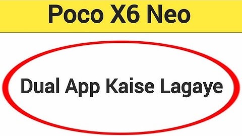 Poco X6 Neo me dual app kaise lagaye, how to set app lock in Poco X6 Neo