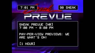 Sneak Prevue 7/27/21 (Simulated)