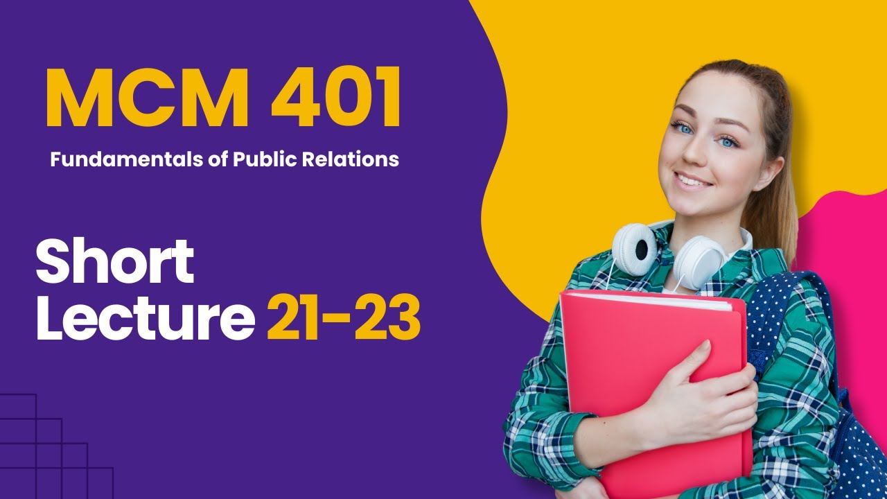 MCM401 Short Lecture 21-23_Highlighted Questions_short Lectures_FinalTerm_Full Detail In Short Time