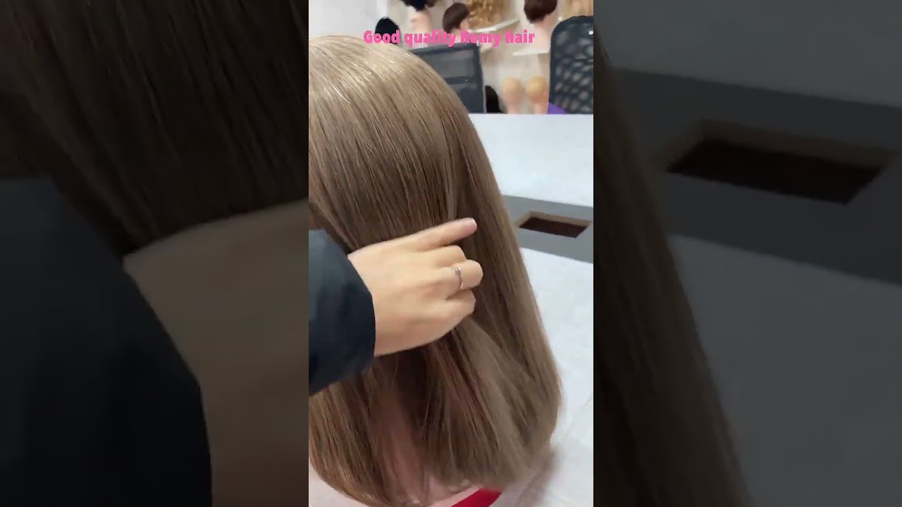 Customized 4x4 pu injected silk base top wig 14" inches bob wig #10 color wig for Russian