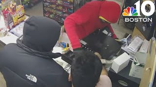 Boston police continue to search for suspects in back-to-back robberies