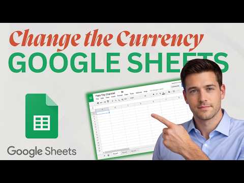 How to Change the Currency in Google Sheets (Updated 2026 Step-by-Step Beginner Guide)