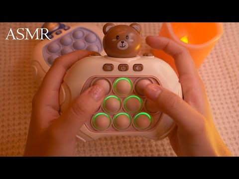 ASMR 99.9％熟睡できる 音フェチゲームやる？（全編字幕, ポップイット）