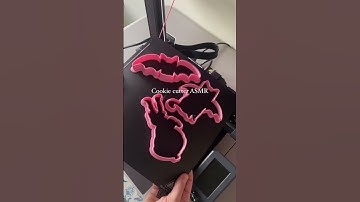 3D printing guide linked in my bio💖 #3dprinting #cookiecutters #cookiedecorating #satisfying #asmr