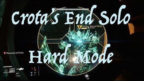 Full Solo Hard Crota Raid as a titan - July 17 - 2015