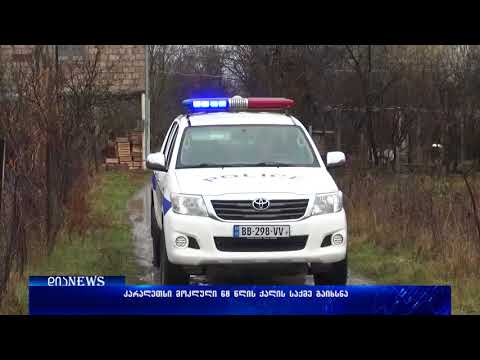 გორის რაიონში 68 წლის ქალი ნათესავმა მოკლა 06.12.2017