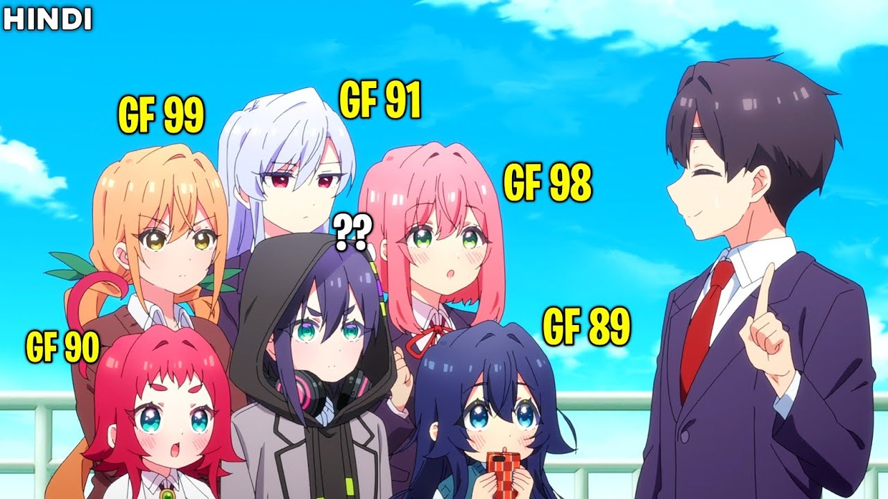 A weak HIGH SCHOOL STUDENT Is Gifted 100 CUTE GIRLFRIENDS By Mistake Of