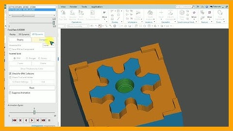 NX CAM -Z level profile operation & Fixed contour operation
