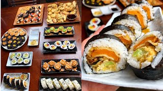 how to make a plantbased SUSHI FEAST.