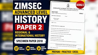 ZIMSEC A Level History Paper 2 Specimen 2018 Revision | Regional & International History 6006/2(A) screenshot 3