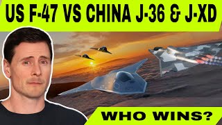 US F-47 vs China's J-36 and J-XD