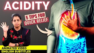 Animation: How to treat Acid Reflux | நெஞ்செரிச்சல் குணமாக இதை செய்யுங்கள்