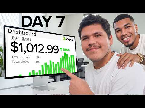 I Tried Teaching My Friend Dropshipping ($0 to $1,000 CHALLENGE)
