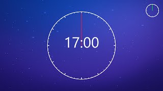 17 Minute Countdown Timer ⏳ | No Distractions | Ambient Background | Timer with Alarm