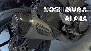 Yoshimura Alpha Exhaust Install on 2019 Kawasaki Ninja ZX6R 636