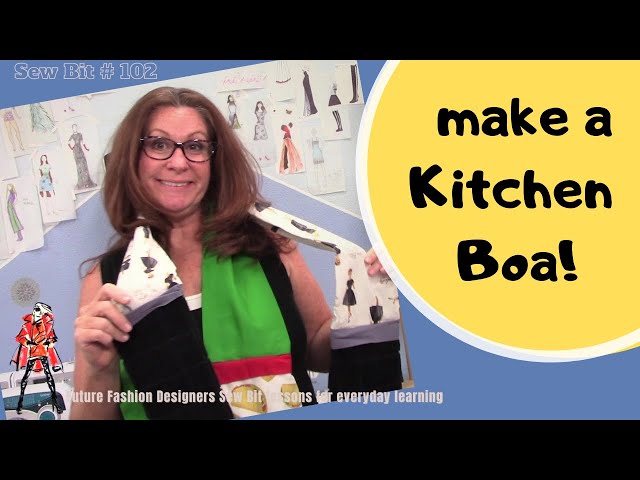 DIY Kitchen Boa Pattern With Custom Designs! - Jennifer Maker