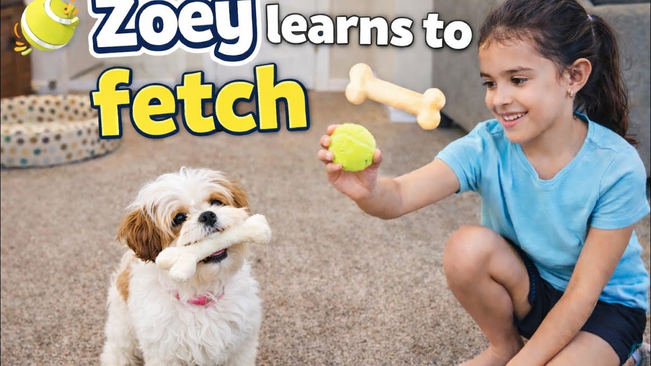 Zoey Learns To Fetch!