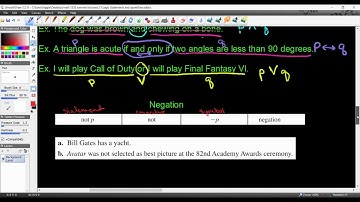 3.1 Logic Statements and Quantifiers